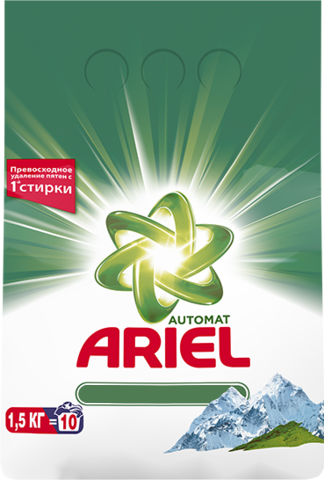 Стиральный порошок Ariel, автомат, в Ассортименте. 1,5 кг